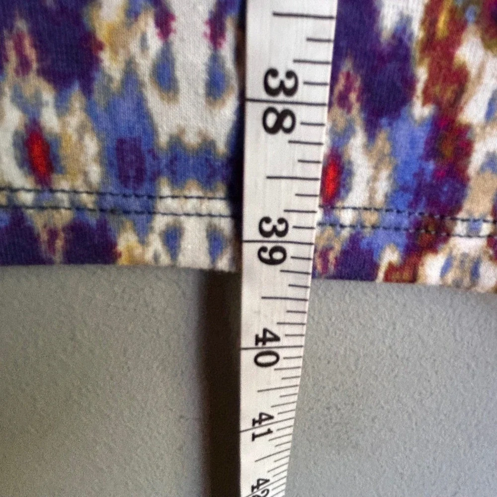 Faded Glory Womens XL Violet Combo Ikat‎ Geometric Print Maxi Skirt FGL26782PR7